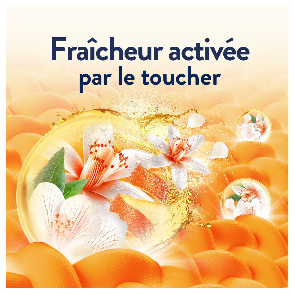 Lenor Adoucissant Liquide Collection Orange & verveine 42 Lavages - 882 ml