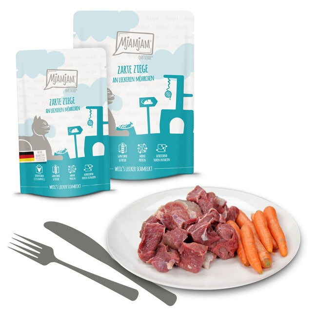 [Peut être servi frais pour l'été] MjAMjAM Quetschie Nourriture humide pour chat Carotte 125 g x 12