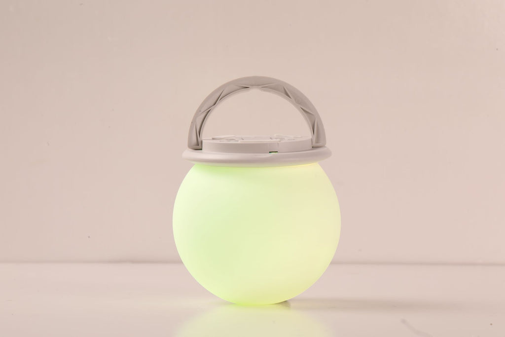 Lauvigo Veilleuse LED rechargeable avec minuterie, blanc chaud + 7 couleurs RGB, diminuabilité sans échelles, 0,9 W, 5 V-1 A, ABS + métal, pour chambre et chambre d'enfant