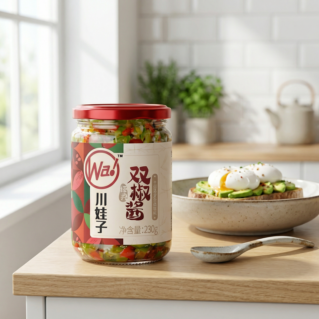Chuan Wa Zi Sauce aux deux piments - 230 g