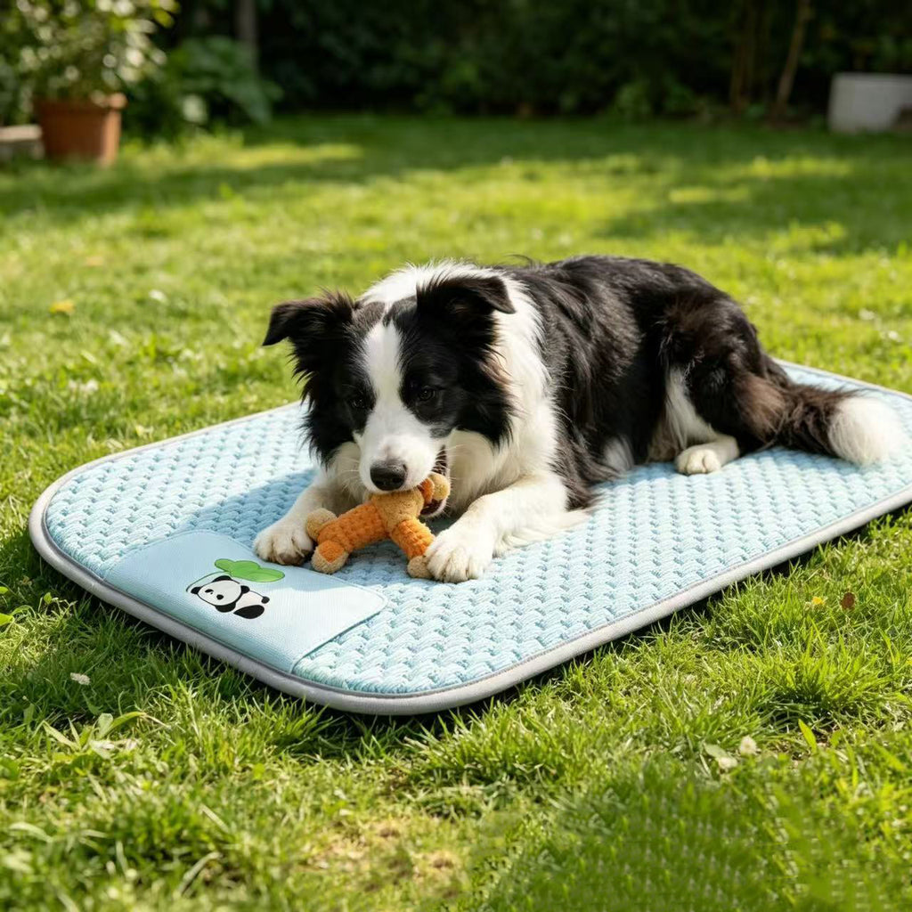 Hovicaed Tapis pour animaux - Rafraîchissant en été, construction à 4 couches pour un refroidissement complet, 120*90 cm