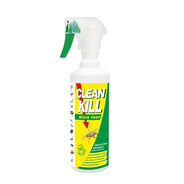 CLEANKILL Spray insecticide universel insectes volants et rampants sans odeur 500 ml
