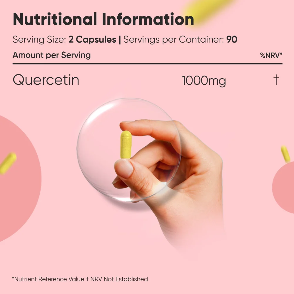 WeightWorld Quercétine Pure 1000 mg 180 Gélules