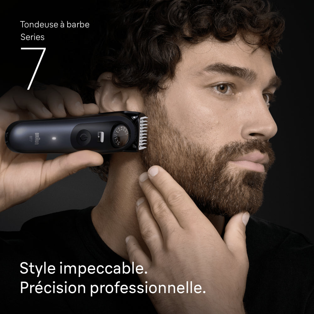 Braun BT Styler BT7520 Tondeuse à barbe 5-en-1 avec 39 réglages de longueur et affichage LED