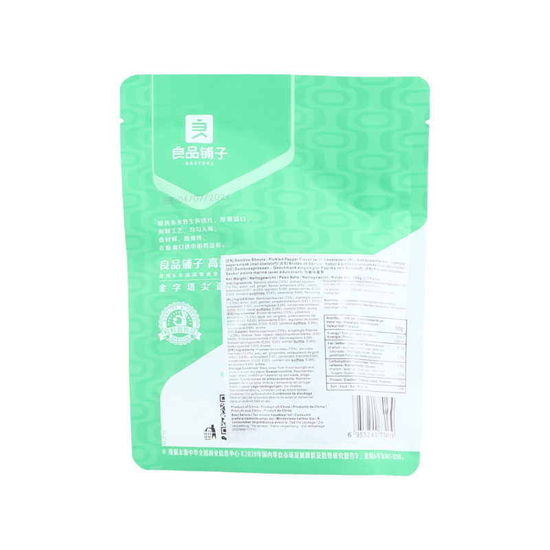 Bestore Pousses de bambou croquantes Saveur piment mariné 188 g