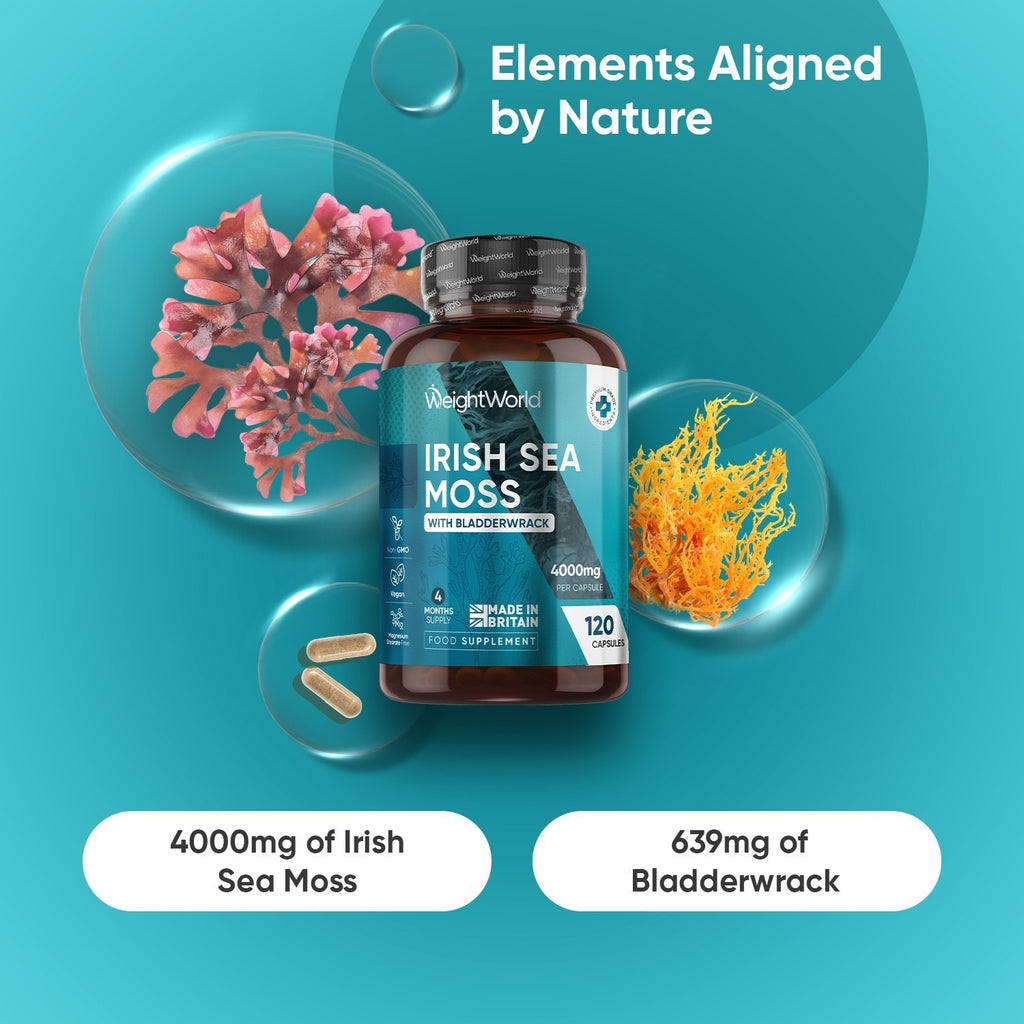 WeightWorld Algues d'océan irlandais 4000 mg 120 gélules