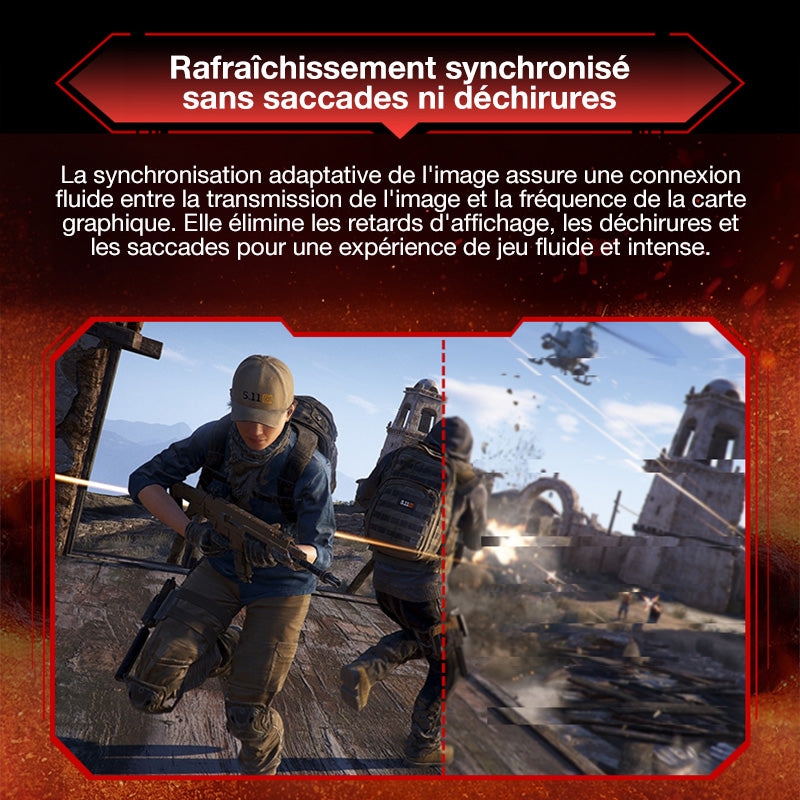 Lepow Moniteur de jeu incurvé ultra-large 34" avec taux de rafraîchissement de 165 Hz et résolution 3440 × 1440