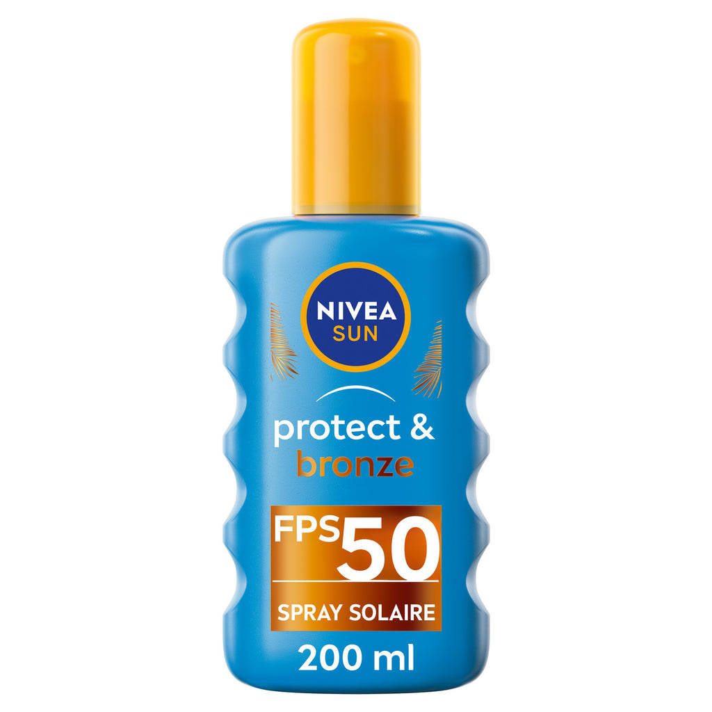 NIVEA SUN Protect & Bronze Spray solaire SPF50 - 200 ml