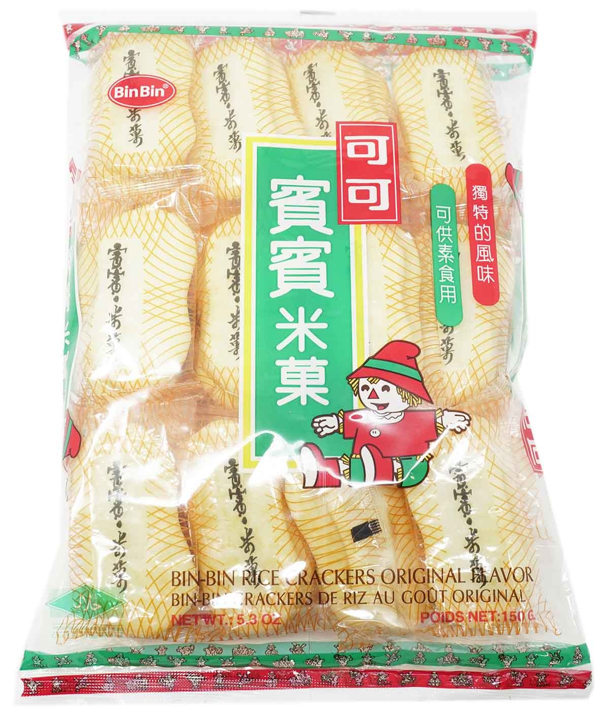 Bin Bin Crackers de riz nature - 150 g
