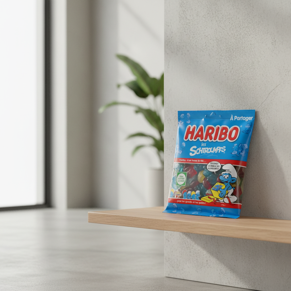 Haribo Bonbons Schtroumpfs - 120 g