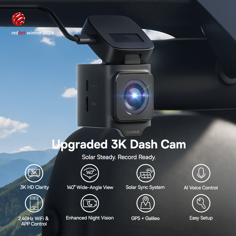 Baseus PrimeTrip Series Dashcam - Noir cosmique