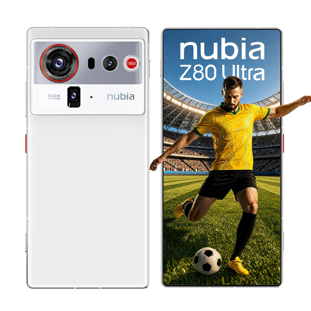 nubia Z80 Ultra 5G Téléphone Android Débloqué, Snapdragon 8 Elite Gen 5, Triple Caméra IA 50 MP, Charge Sans Fil 80 W, Écran Complet AMOLED 6,8" 144 Hz, Smartphone Gaming Double SIM, NFC