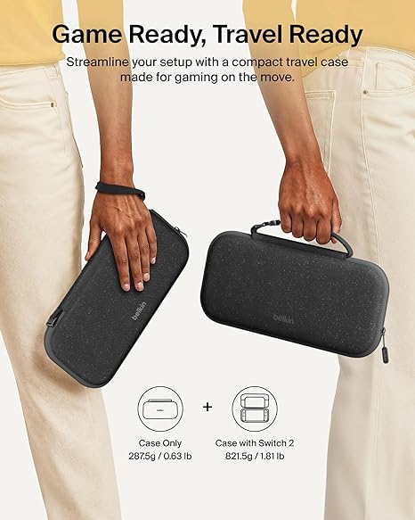 Belkin Étui de transport pour console de jeu - Nintendo Switch - Anthracite