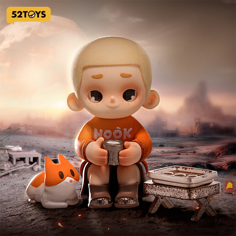 52TOYS NOOK Série Wasteland Paradise Boîte Mystère, Figurine de Collection Tendance, Décoration de Bureau en Peluche Mignonne, Cadeau d'Anniversaire, Une Figurine Aléatoire par Commande