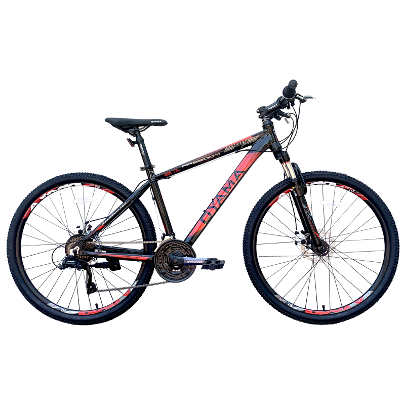 OYAMA Freedom 2.1 Vélo de montagne avec cadre 43 cm - Noir/Rouge
