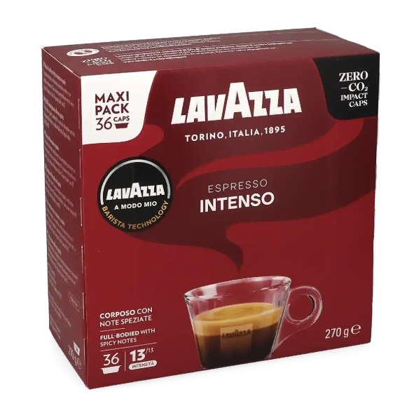 LAVAZZA Capsules Compatibles A Modo Mio Intenso 36 capsules