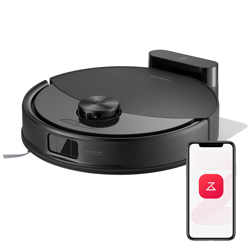 Kit aspirateur robot Roborock Q10 S5 avec fonction de lavage, Puissance d'aspiration HyperForce de 10 000 Pa, Double système anti-emmêlement, Lavage par soulèvement automatique