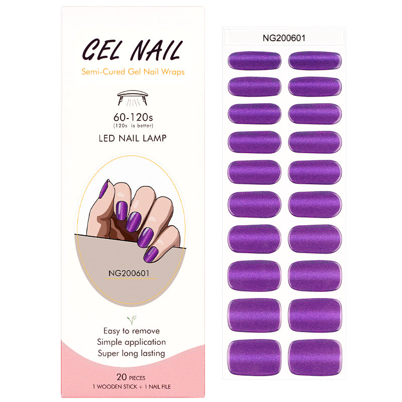 MEOMAGIC14-291 Autocollants gels pour ongles - 20 pièces