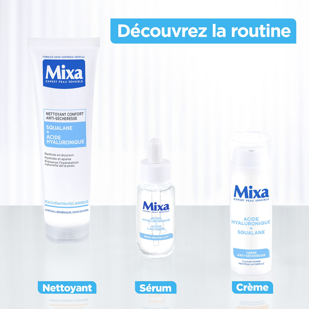MIXA Crème Anti-Dessèchement Acide Hyaluronique et Squalane 50ml