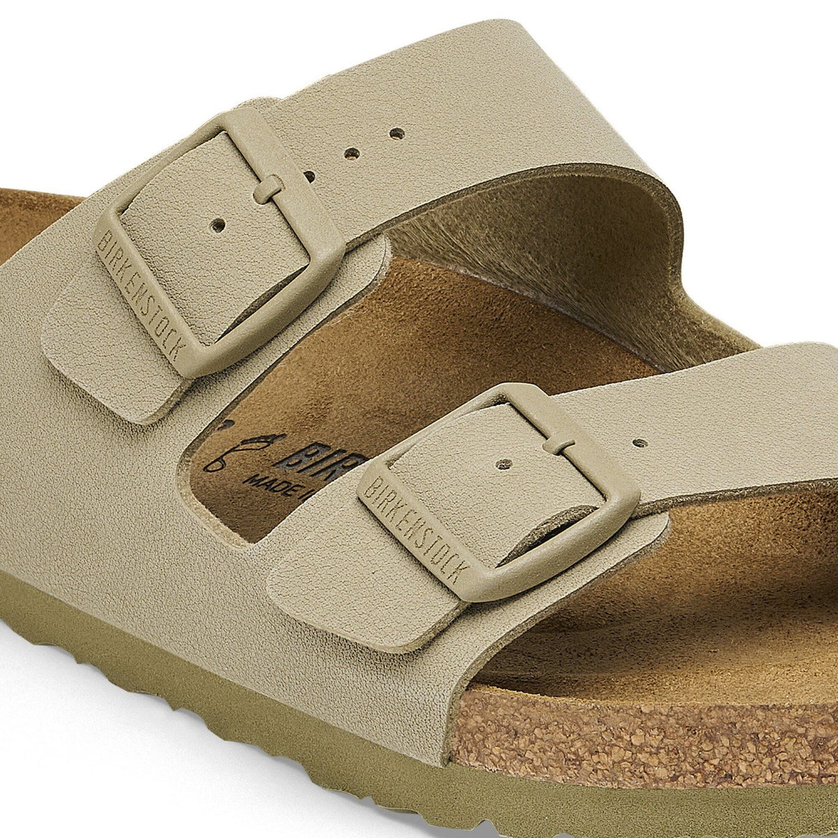 Birkenstock Arizona Birko Flor Kaki Fadé