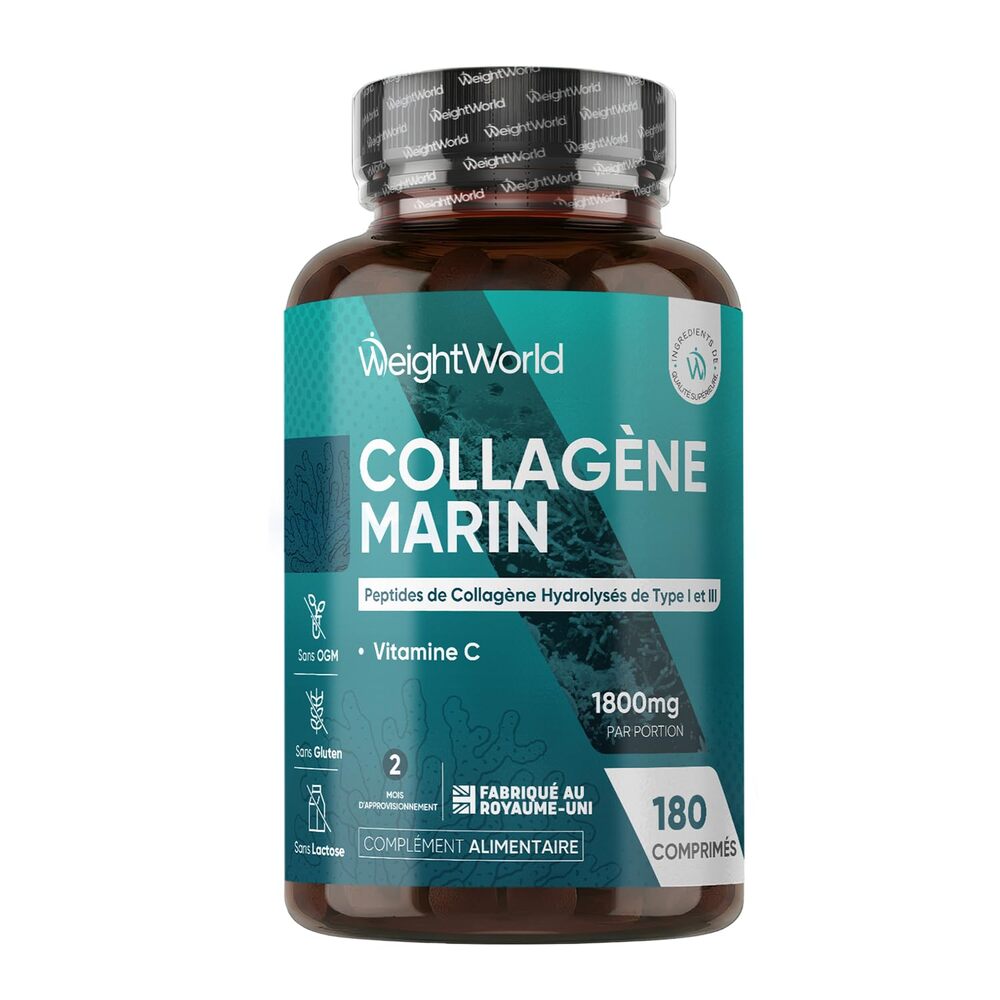 WeightWorld Collagène marin 180 comprimés