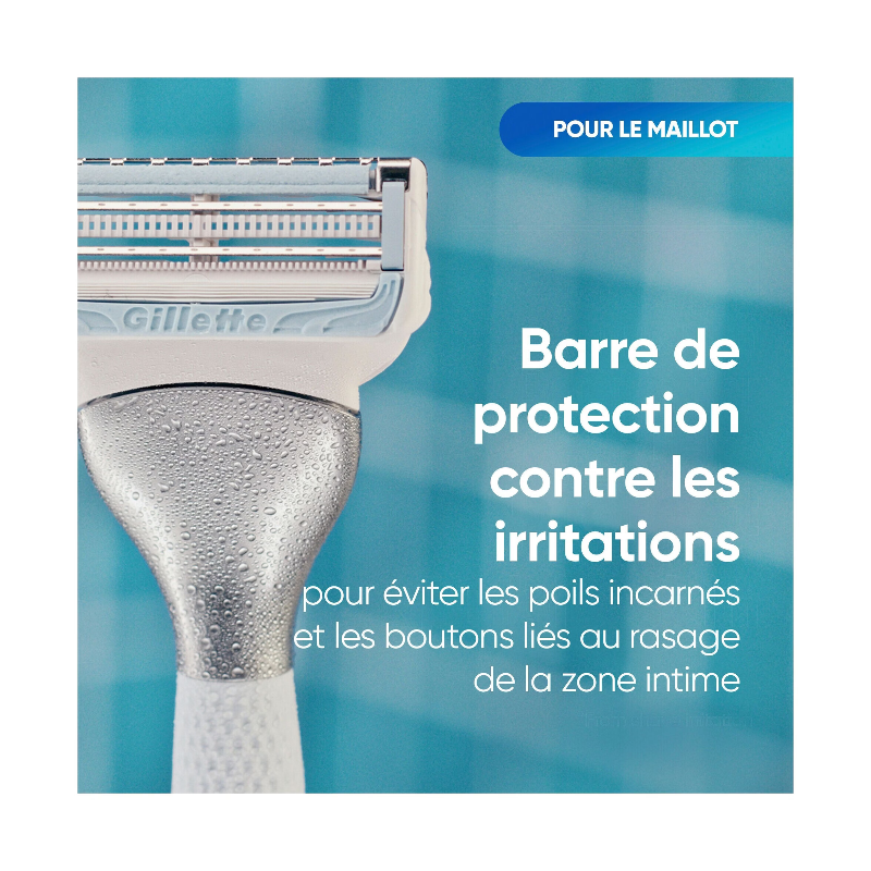 GILLETTE VENUS Satin Care - Lames de rasoir à l’aloe vera - Lot de 8 lames