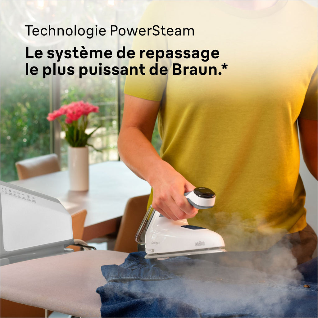BRAUN CareStyle 7 Pro, Système de Repassage Centrale Vapeur, IS7262GY, Gris