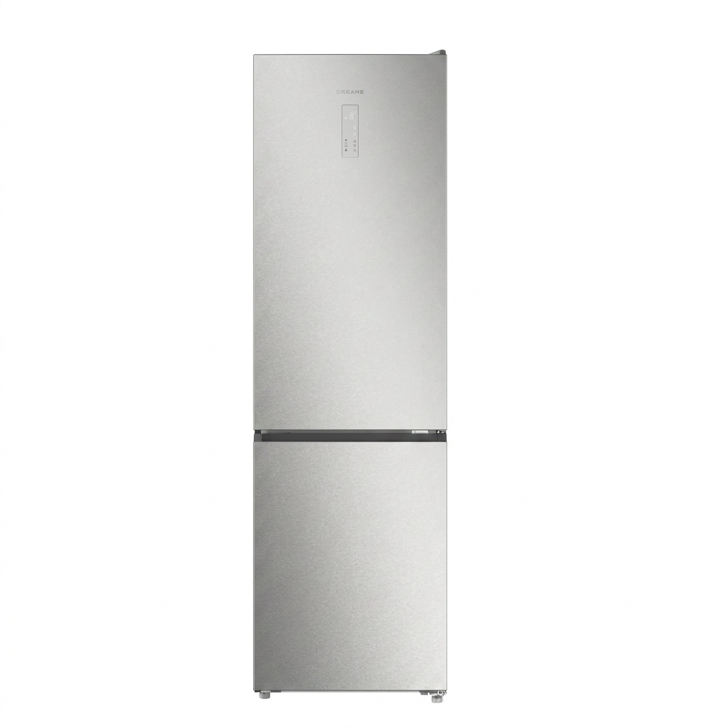 Dreame Réfrigérateur Combo DRB450WMBDEU 456 L, Classe énergétique D, Gris