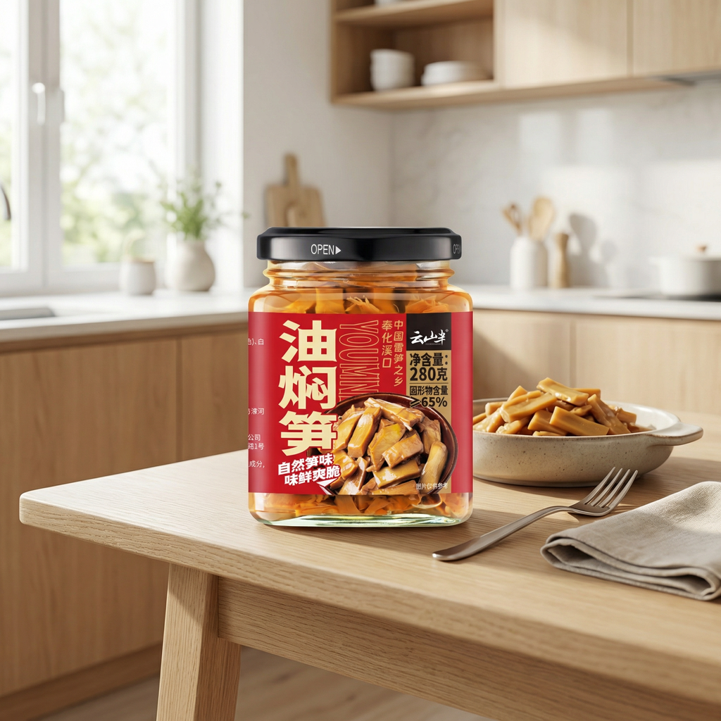 Yun Shan Ban Pousses de bambou braisées 280 g