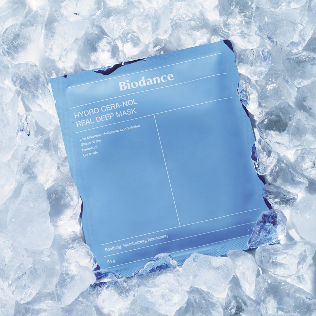 Biodance Hydro Cera-nol Real Deep Mask Lot de 4 masques apaisants et renforçants