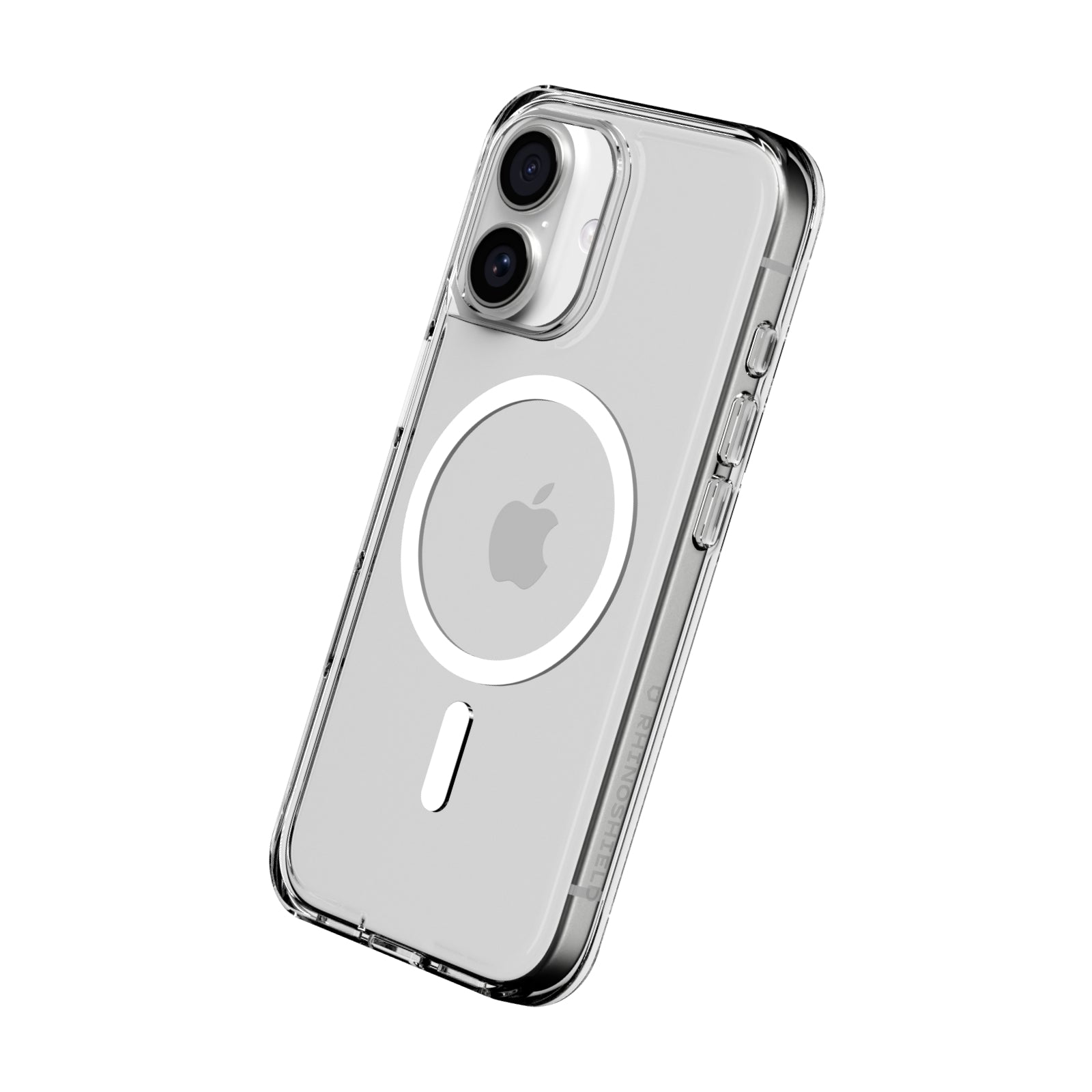 RHINOSHIELD Coque de téléphone compatible avec MagSafe pour iPhone 17, anti-jaunissement, force magnétique supérieure, dépasse les normes de protection militaires, transparente