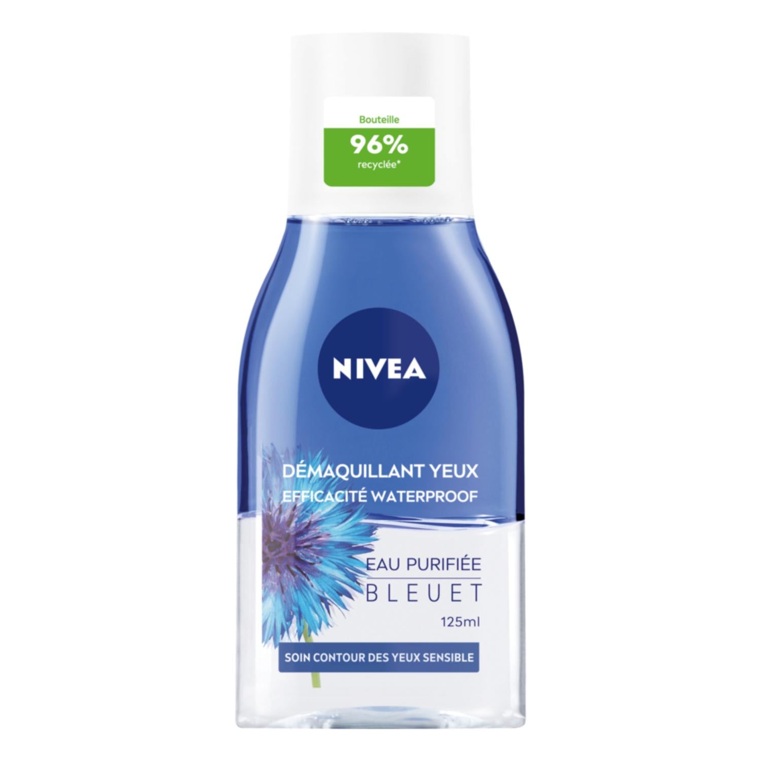 NIVEA Démaquillant Yeux Bi-Phase Waterproof 125 ml