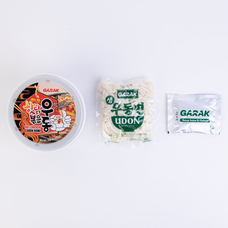 Garak Bol de nouilles udon au poulet épicé 215 g