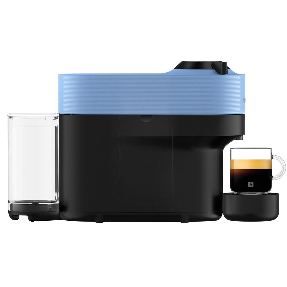 Nespresso Vertuo Pop Blue Machine à Capsules | 4 Tailles de Tasses | Reconnaissance du Code-barres | Fonctionnement à Toucher Unique | Design Compact | Machine à Café ENV90.A