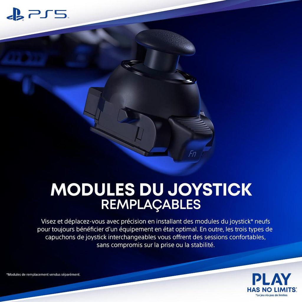 Sony Manette PS5 sans fil Dualsense Edge - Midnight Black