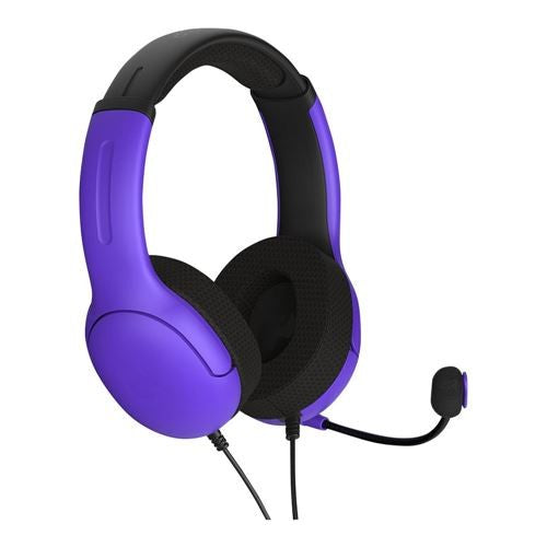 TURTLE BEACH Airlite Fit Casque Gaming Filaire (Prise 3.5mm) - Micro Muet par Basculement - Nintendo Switch, Switch Lite, Switch OLED, PC & Mobile - Violet Fantôme