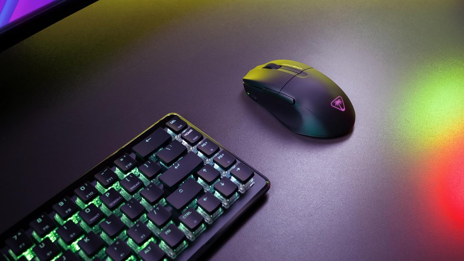 TURTLE BEACH Souris Gaming Sans Fil Pure Air 2.4GHz & Bluetooth - 26000 DPI, 6 Boutons - Noir