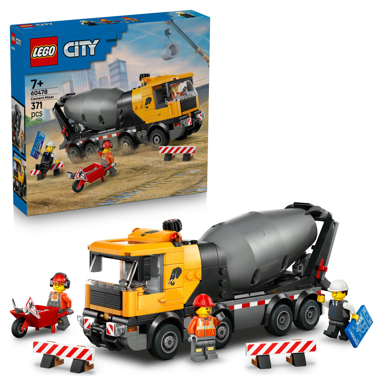 LEGO City 60478 La bétonnière