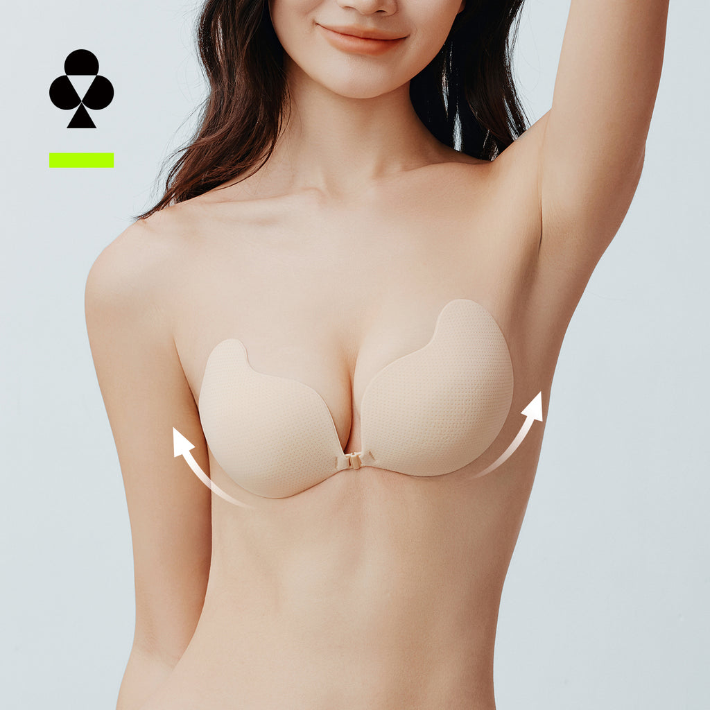Utree - Cache-seins invisibles pour femmes, respirants, soutien et mise en valeur des petits seins, effet fermeté et volume - Peau d'oxygène - Taille C