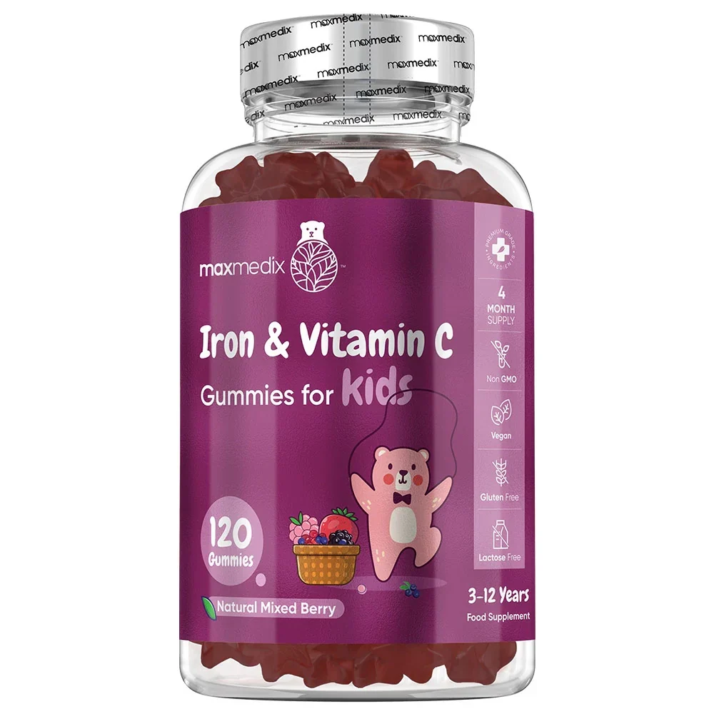 WeightWorld Fer et vitamine C for Kids 28 mg 120 gommes