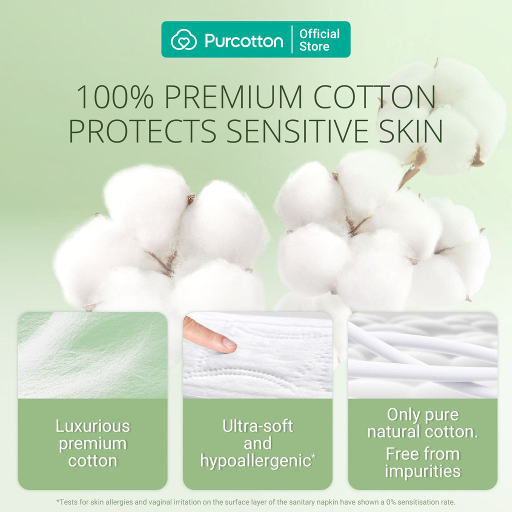 PURCOTTON NICE PRINCESS Protège-slips MaxGuard 150 mm 20 Pièces