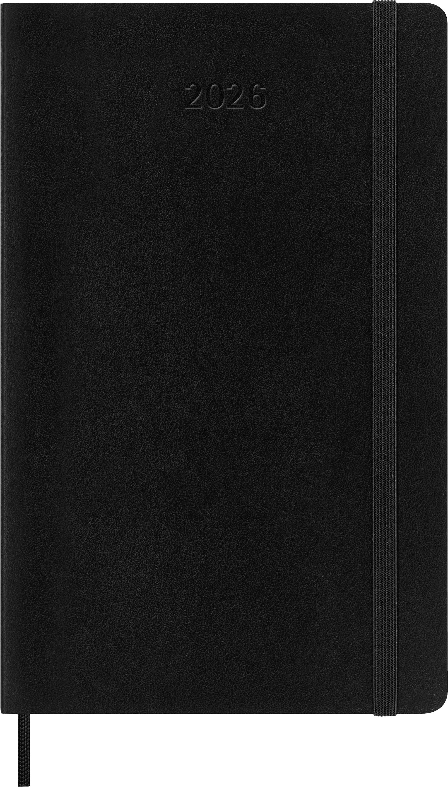 MOLESKINE Agenda semainier 12 mois grand format et couverture souple