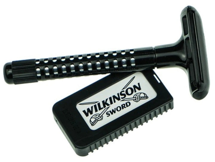 WILKINSON SWORD - Rasoir Classique Double Tranchant + 5 Lames - 1 Unité
