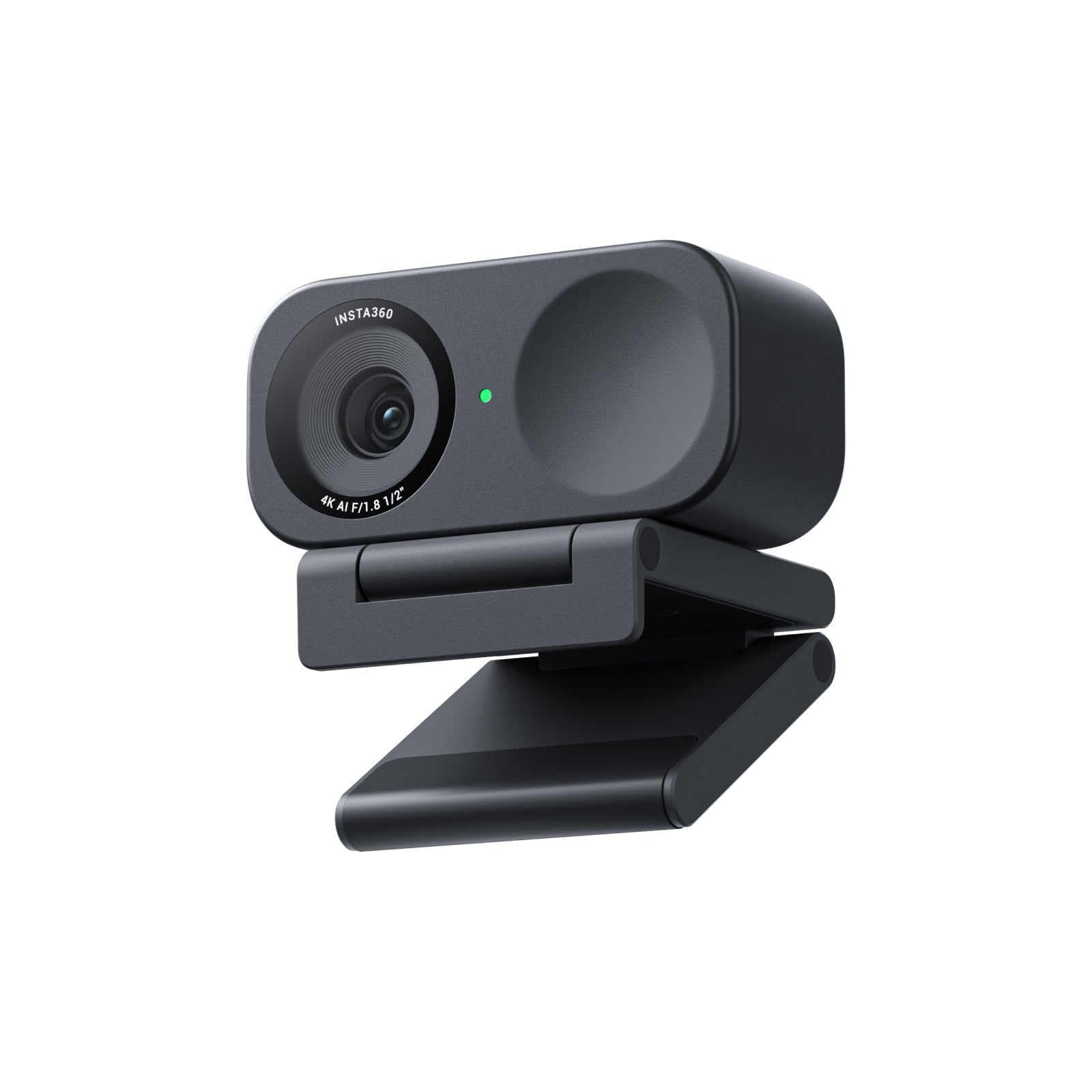 Insta360 Link 2C Pack standard Noir graphite - Webcam 1K pour PC/Mac, Capteur 1/2 po, Cadrage automatique, HDR, Microphone avec réduction du bruit par IA