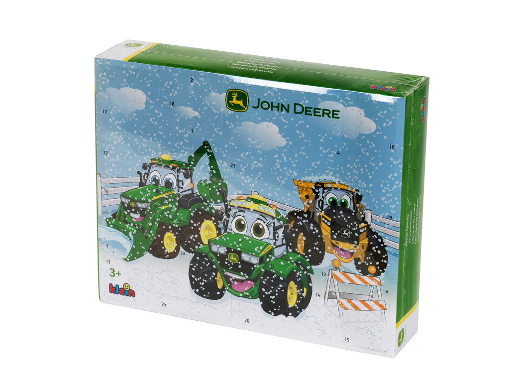 Theo Klein Calendrier de l'Avent John Deere Tracteur 3936 avec Charrue Set de Construction