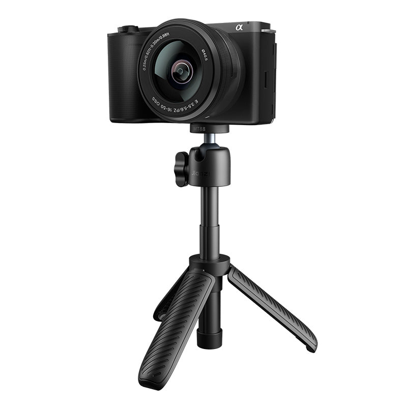 Ulanzi MT88 Mini Trépied avec fermeture Velcro et adaptateur pour caméra d'action, Trépied de bureau avec cold shoe, Trépied de voyage pour caméra d'action DJI Pocket 3, Insta360 X5, pour Osmo