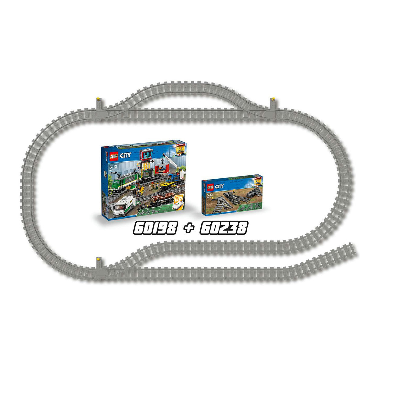 LEGO City 60238 Les aiguillages