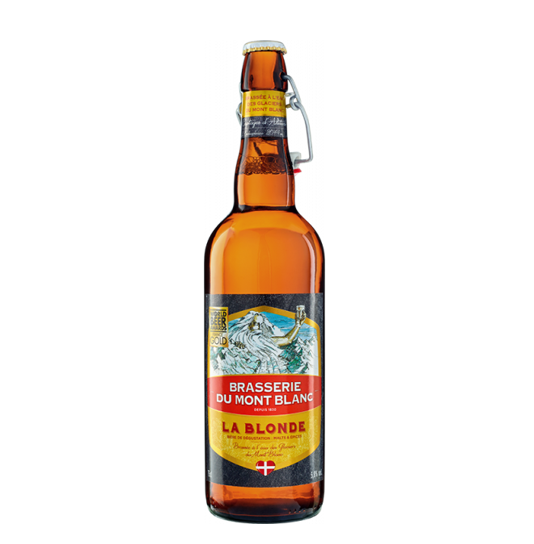 BLONDE du MONT BLANC Bière 5,8 % - 75 cl