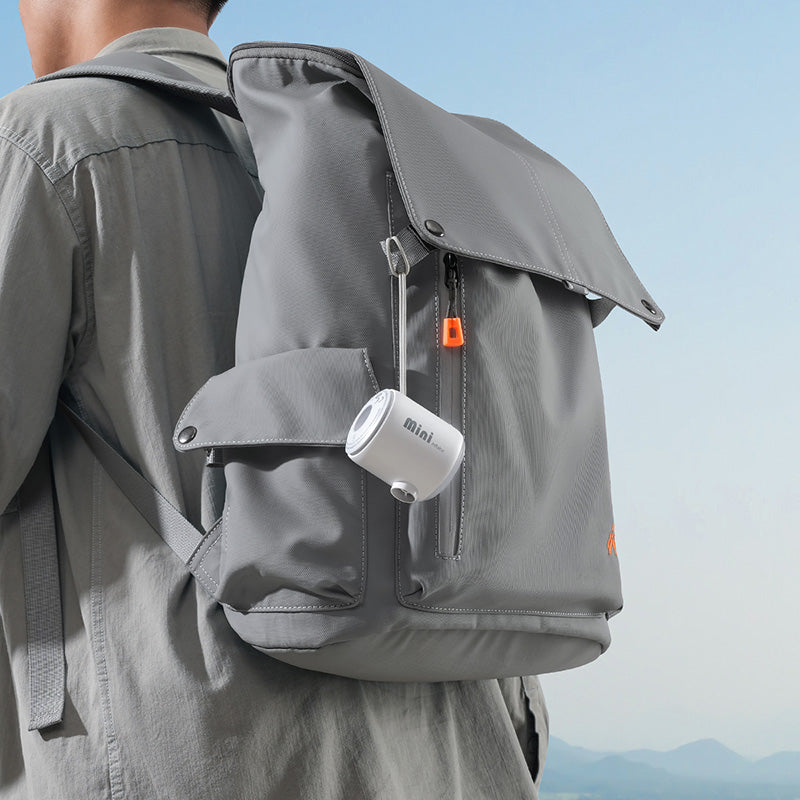 Baseus PocketGo gonfleur portable blanc étoile