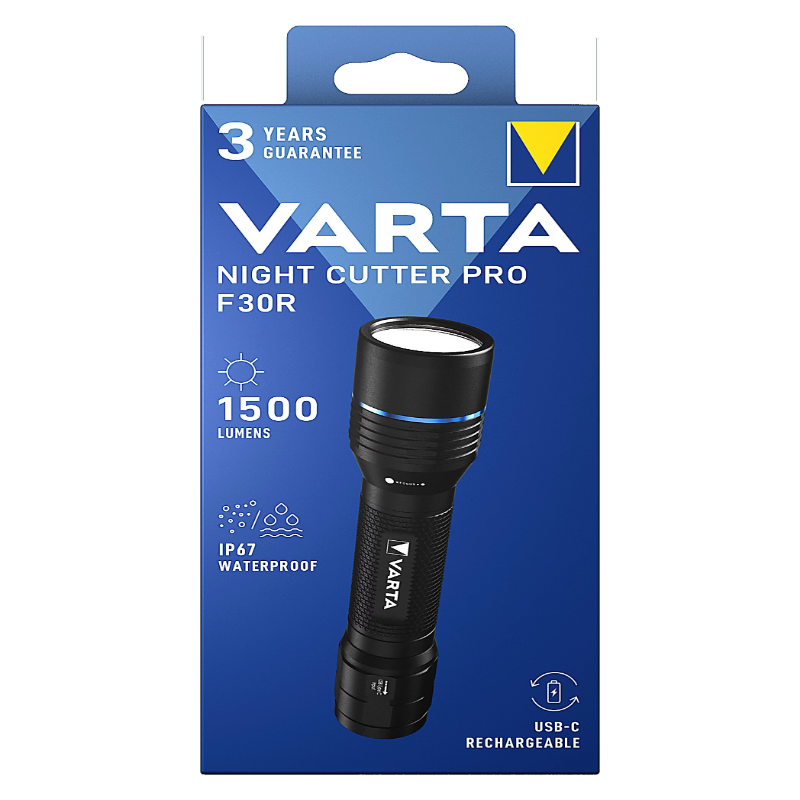 VARTA Lampe torche Night Cutter Pro F30R